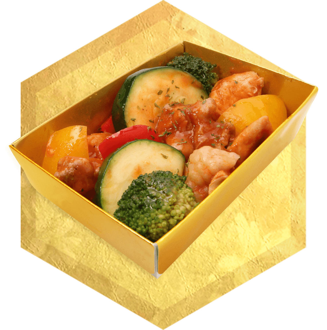 大山鶏と野菜の香草トマト煮込み